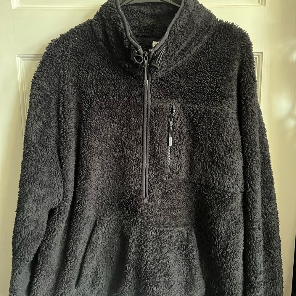 VS PINK Half Zip Teddy Jacket